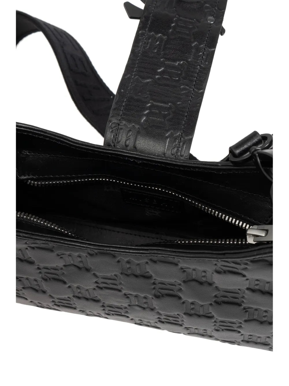 Misbhv Embossed Leather Shoulder Bag