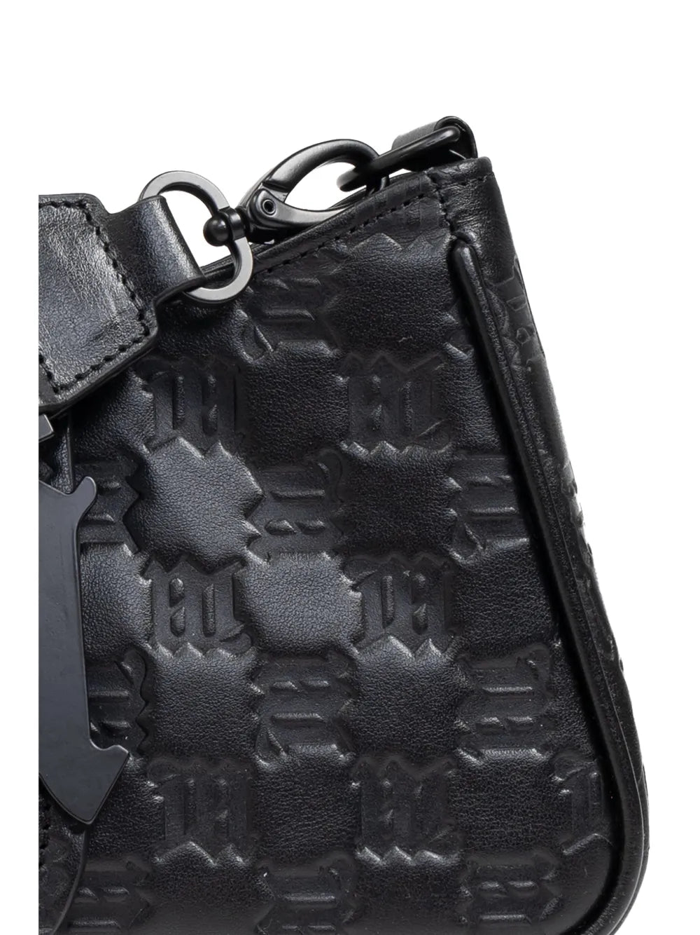 Misbhv Embossed Leather Shoulder Bag