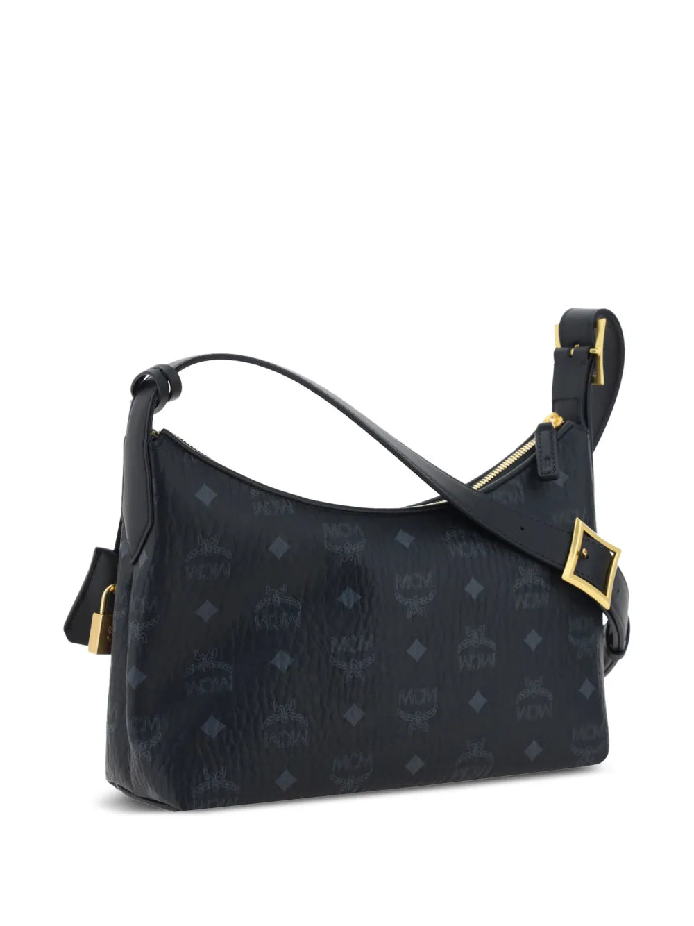 Mcm Small Aren Visetos Shoulder Bag