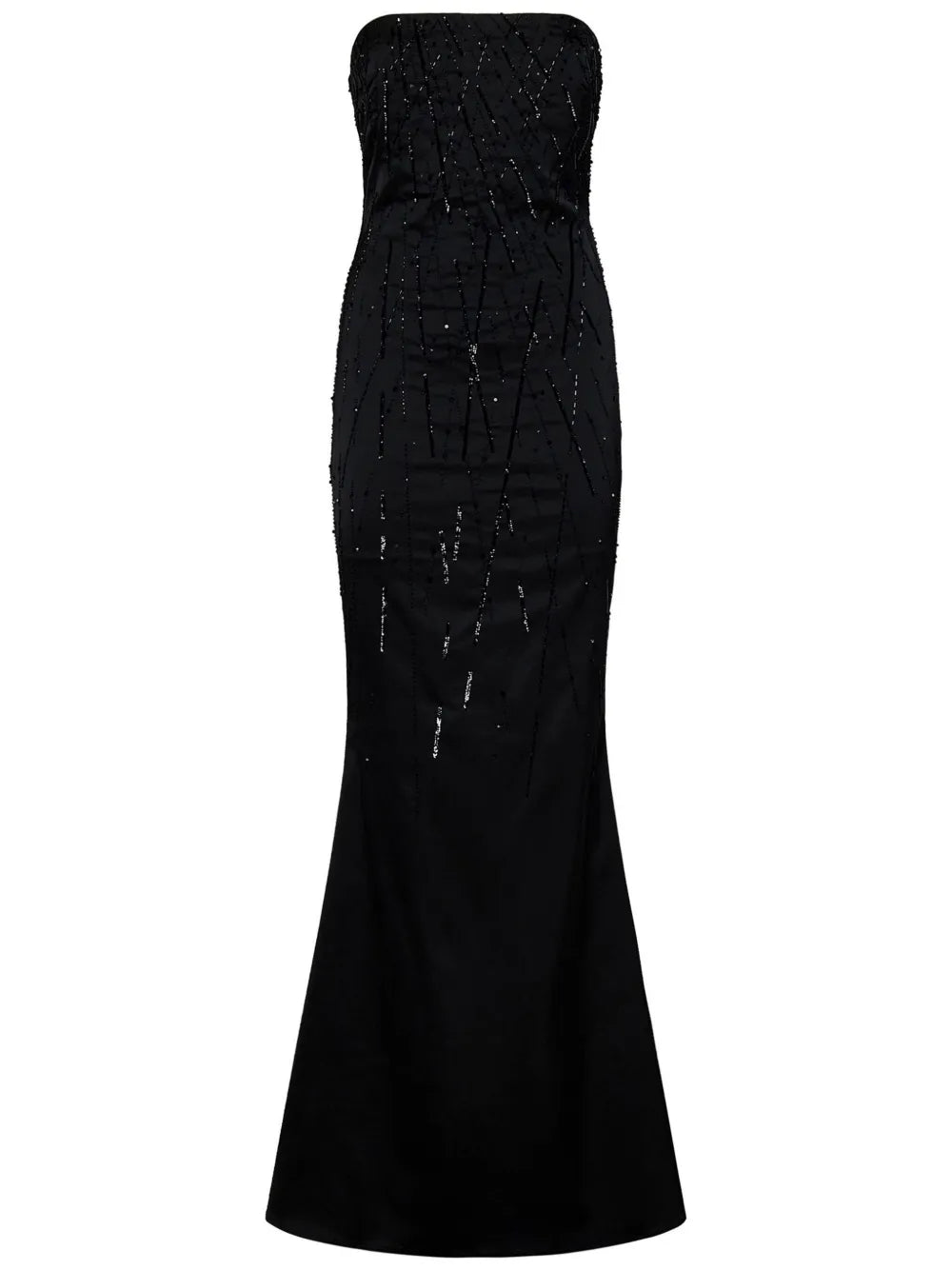 Room76 Crystal Embellished Satin Gown
