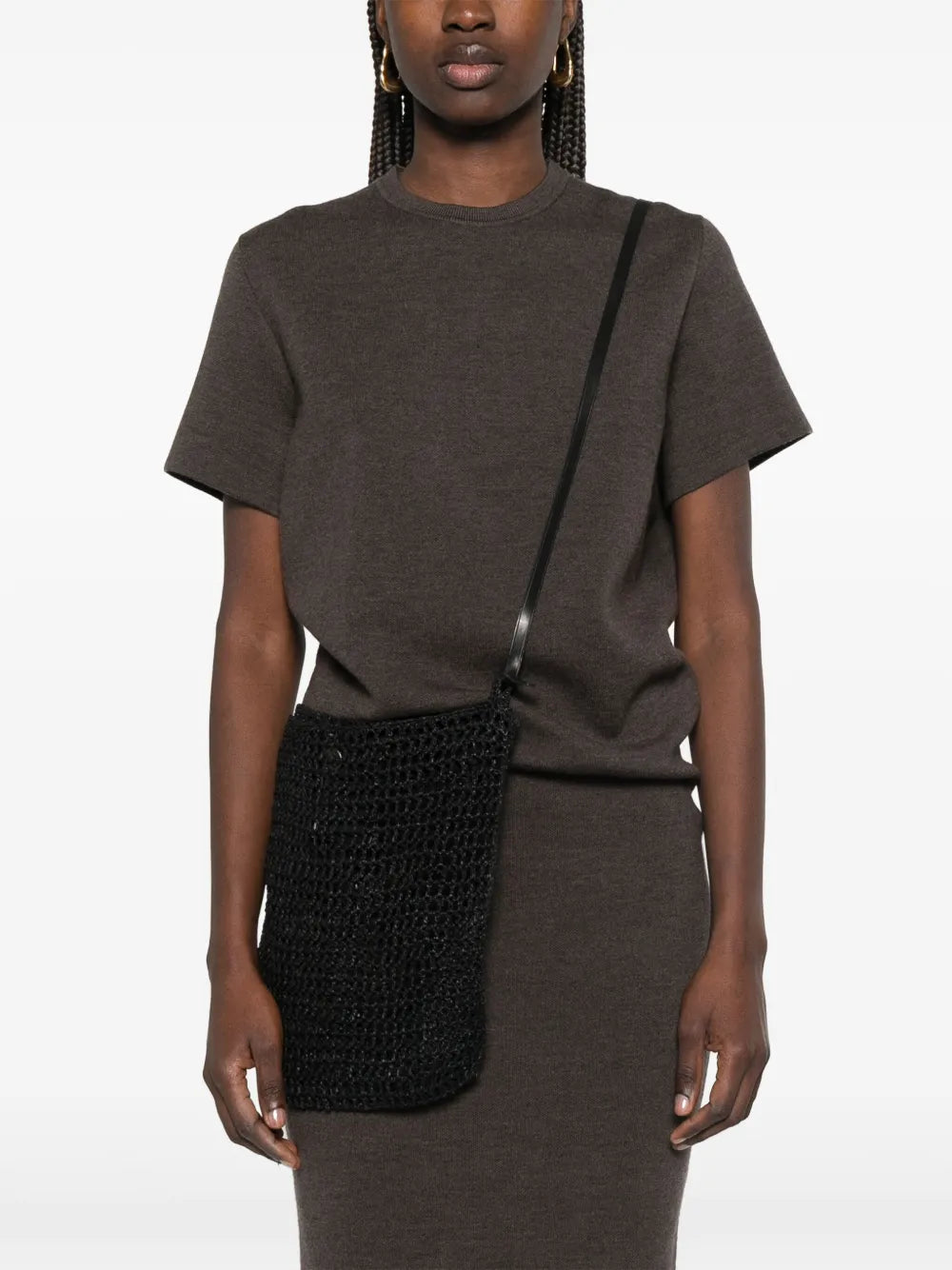 Dragon Diffusion Knitted Shoulder Bag