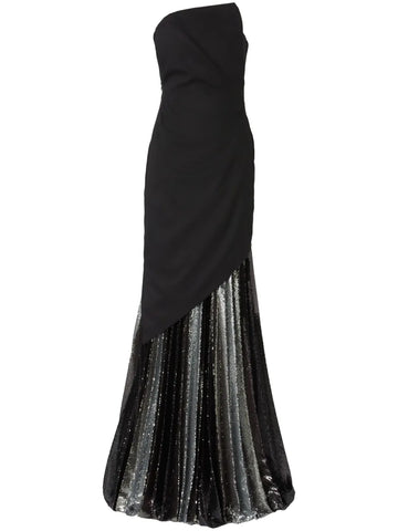 Genny Layered Design Maxi Dress