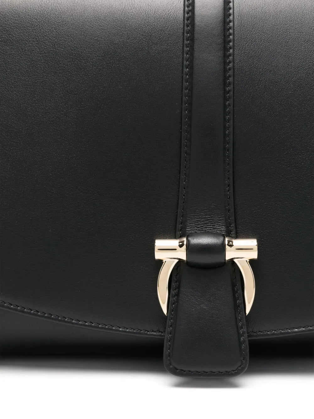 Ferragamo Gancini Buckle Shoulder Bag