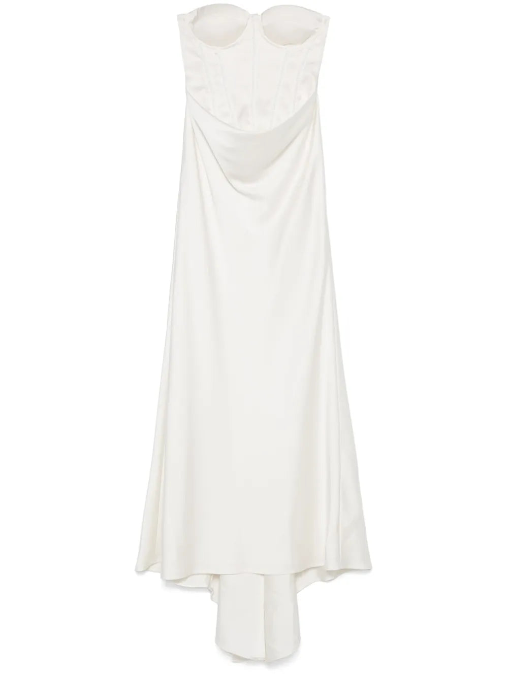 Rotate Birger Christensen Satin Pearl Maxi Dress