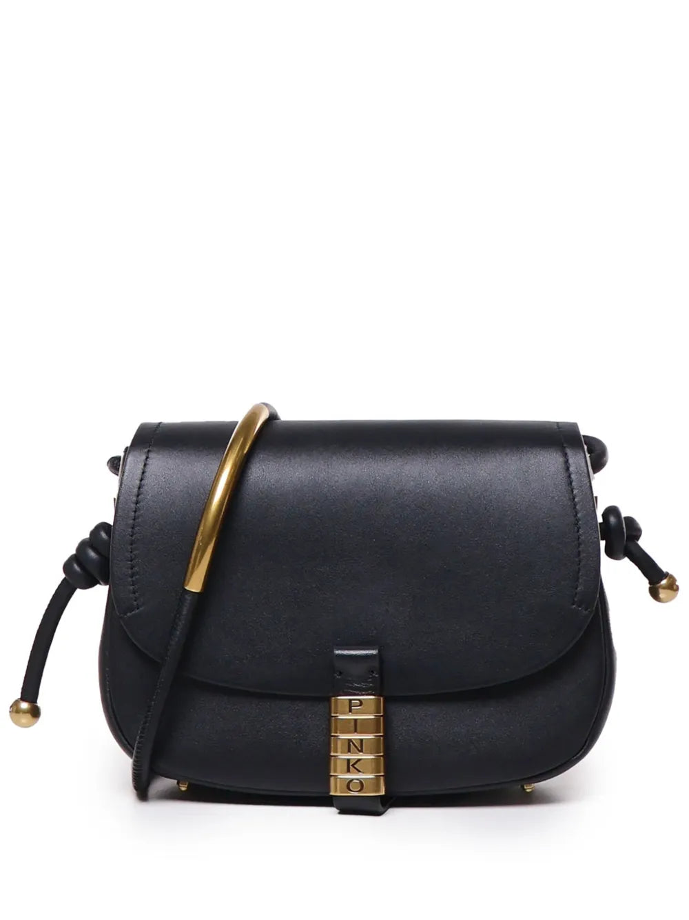 Pinko Logo Buckle Shoulder Bag