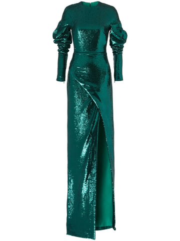 Genny Sequin Embellished Maxi Dress