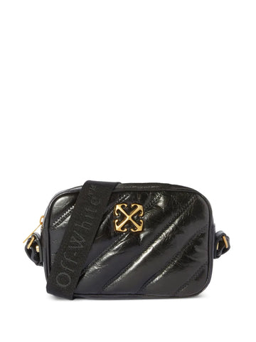 Off White Quilted Camera Bag