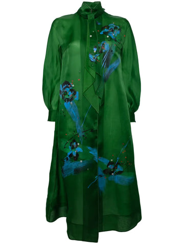 Shiatzy Chen Libre Collection Embroidered Dress