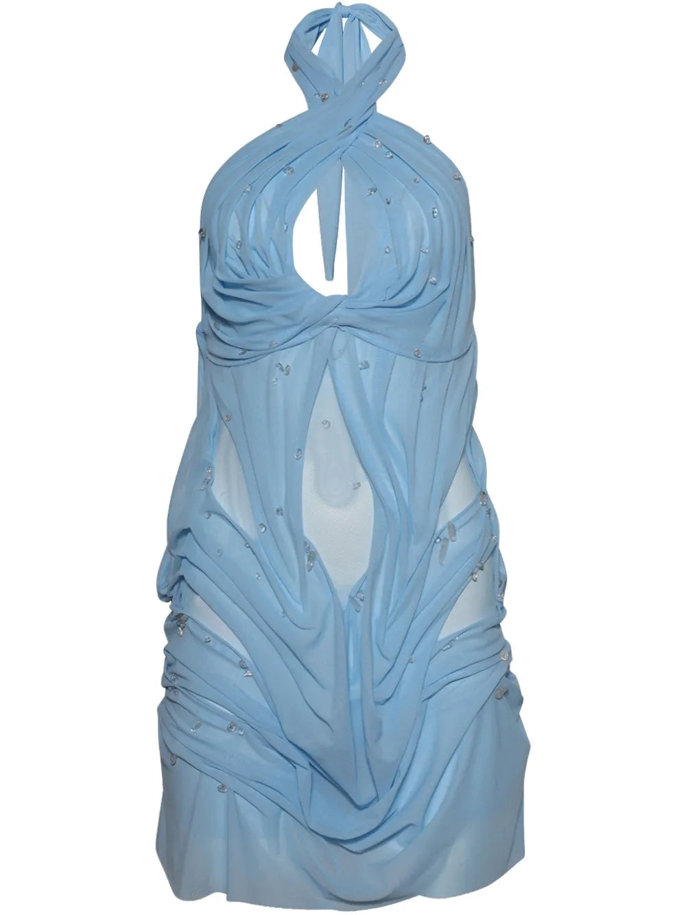 Di Petsa Hand Draped Mini Dress