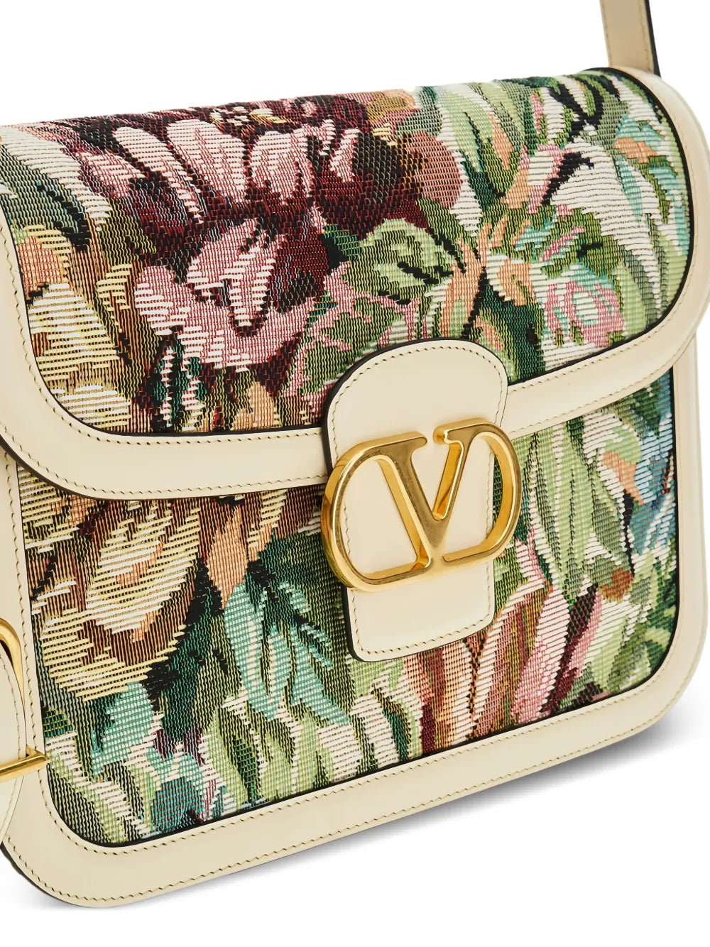 Valentino Garavani 9To5 Jacquard Shoulder Bag