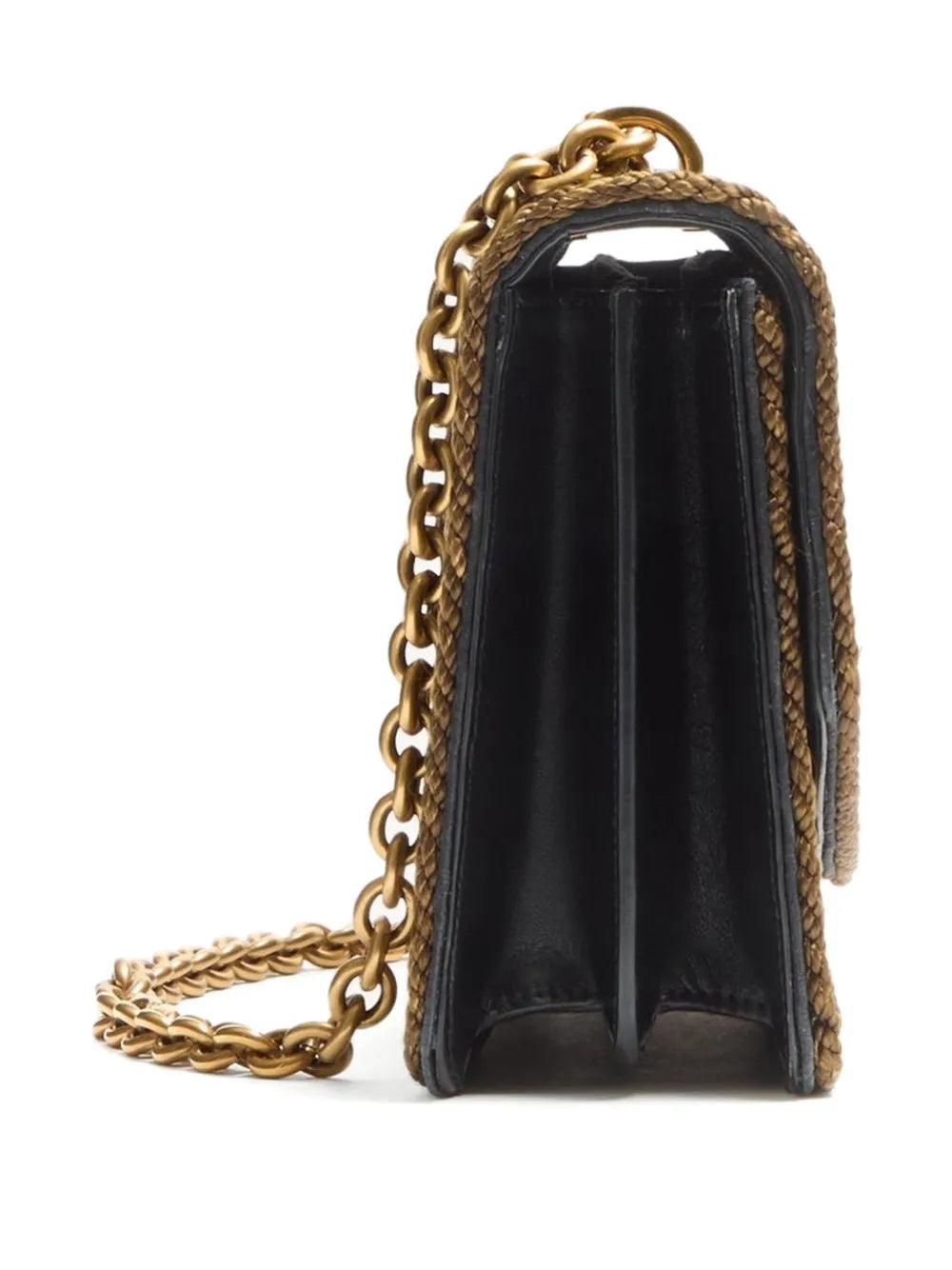 Valentino Garavani Vain Embroidered Shoulder Bag