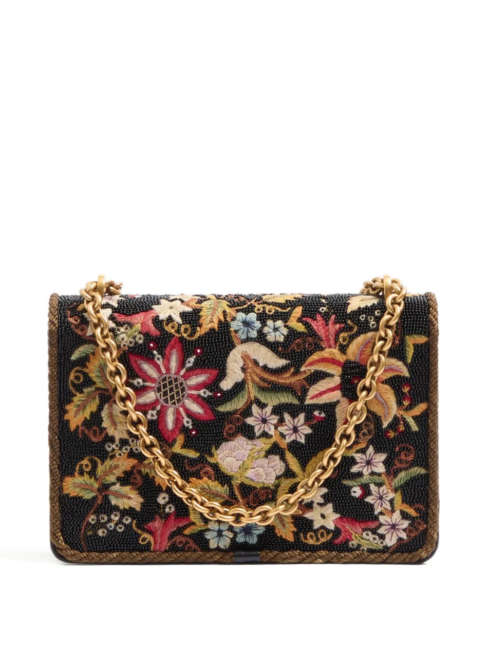 Valentino Garavani Vain Embroidered Shoulder Bag