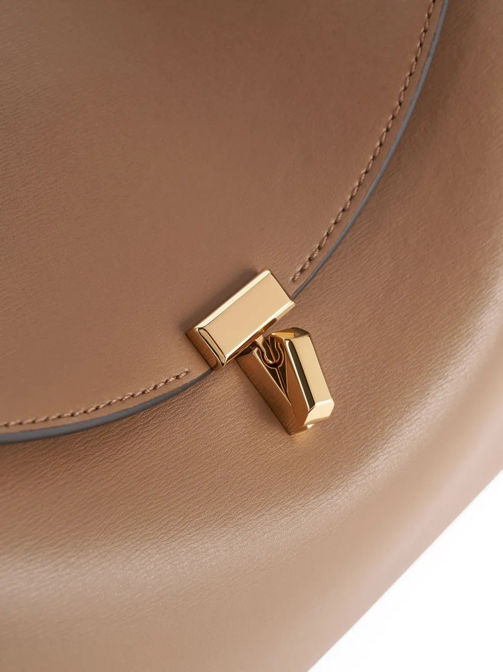 Toteme T Lock Leather Top Handle Bag