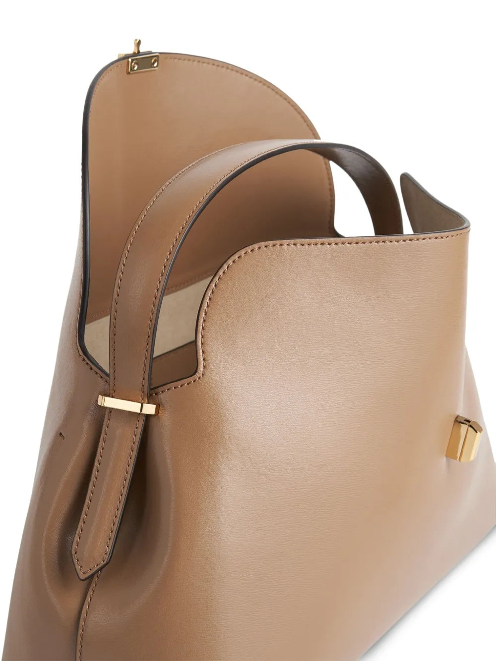 Toteme T Lock Leather Top Handle Bag