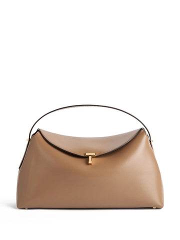 Toteme T Lock Leather Top Handle Bag