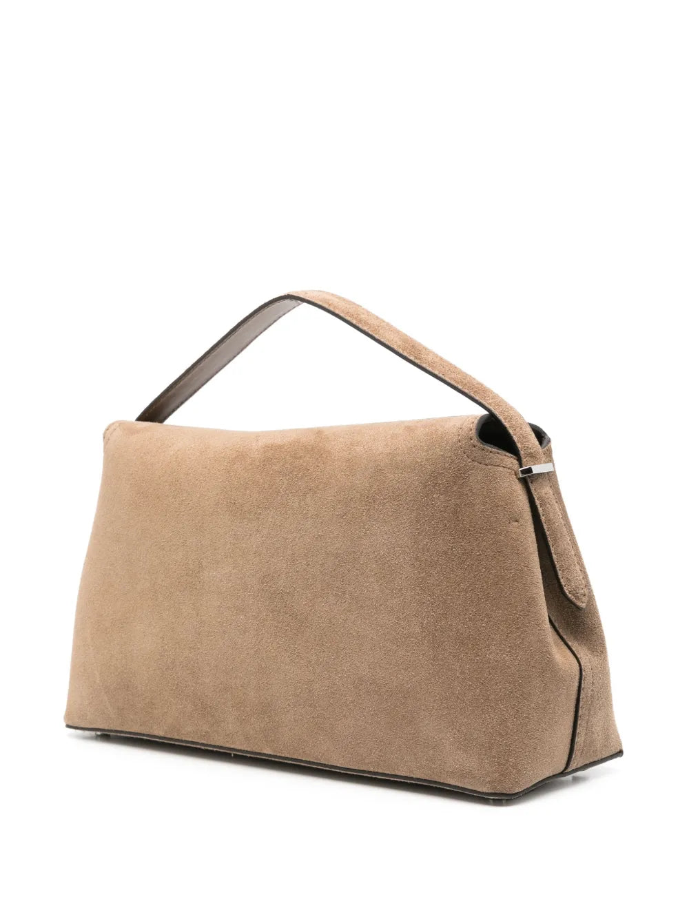 Toteme T Lock Suede Tote Bag
