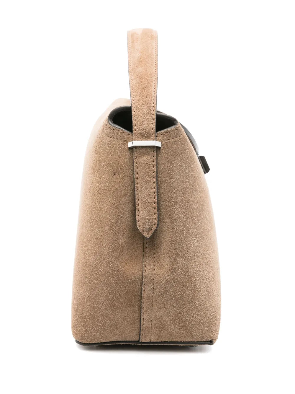 Toteme T Lock Suede Tote Bag
