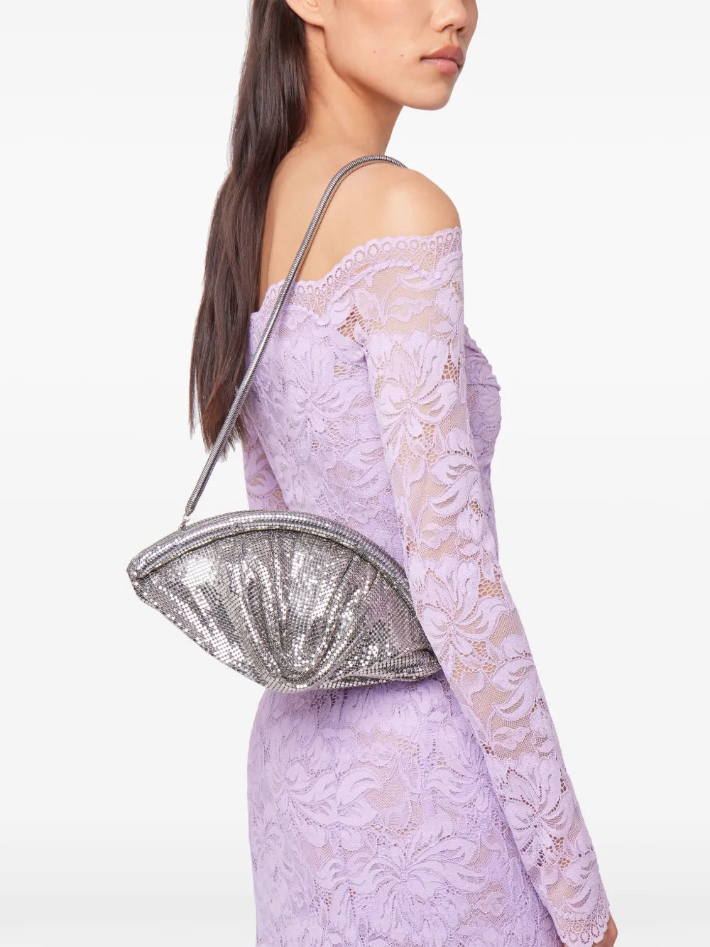 Rabanne Mesh Clutch Bag