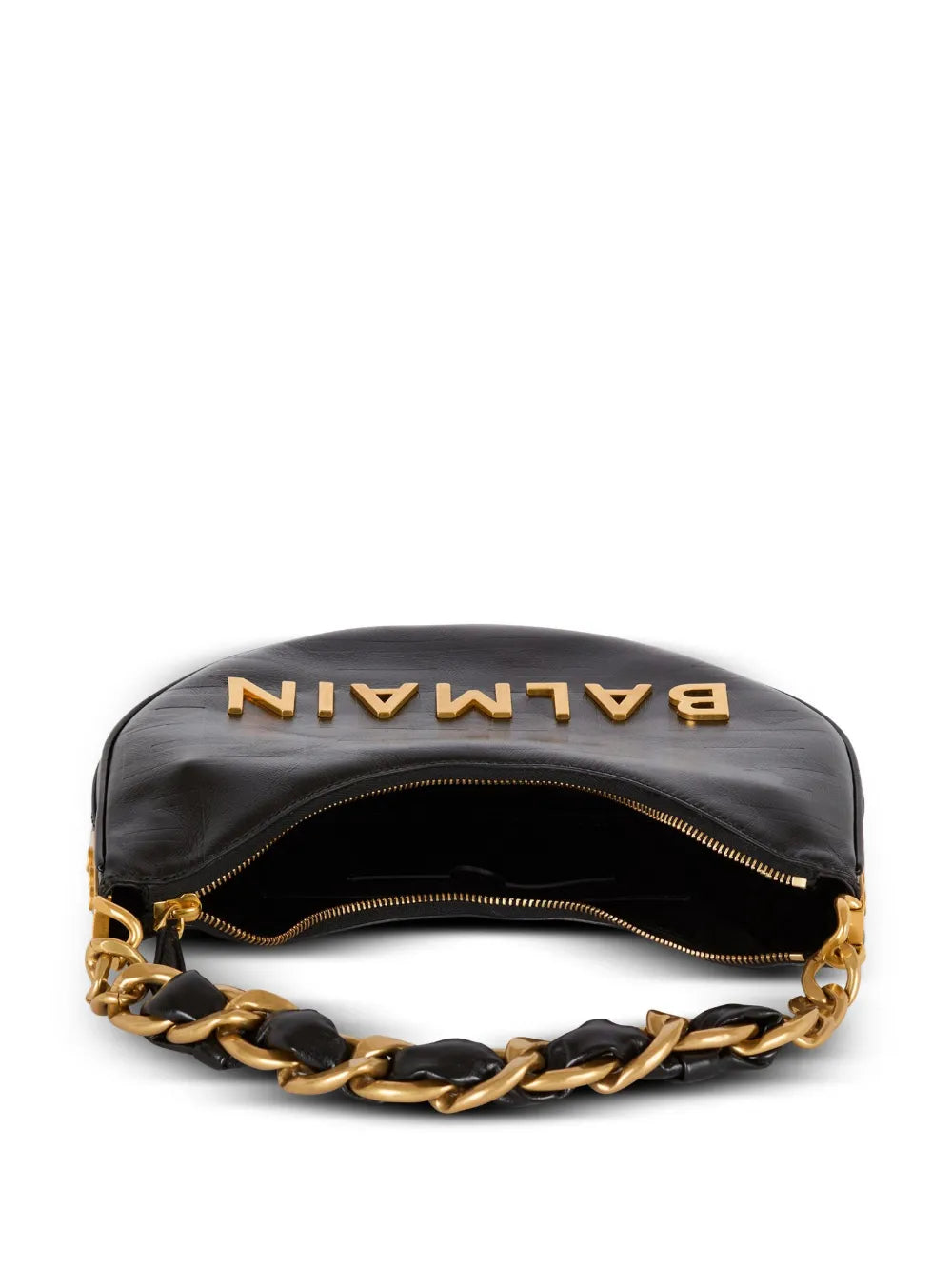 Balmain 1945 Soft Moon Shoulder Bag