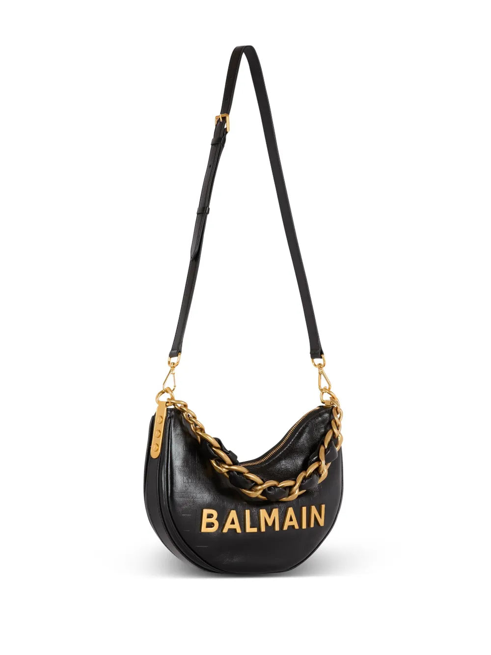 Balmain 1945 Soft Moon Shoulder Bag