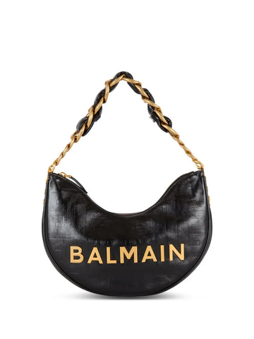 Balmain 1945 Soft Moon Shoulder Bag