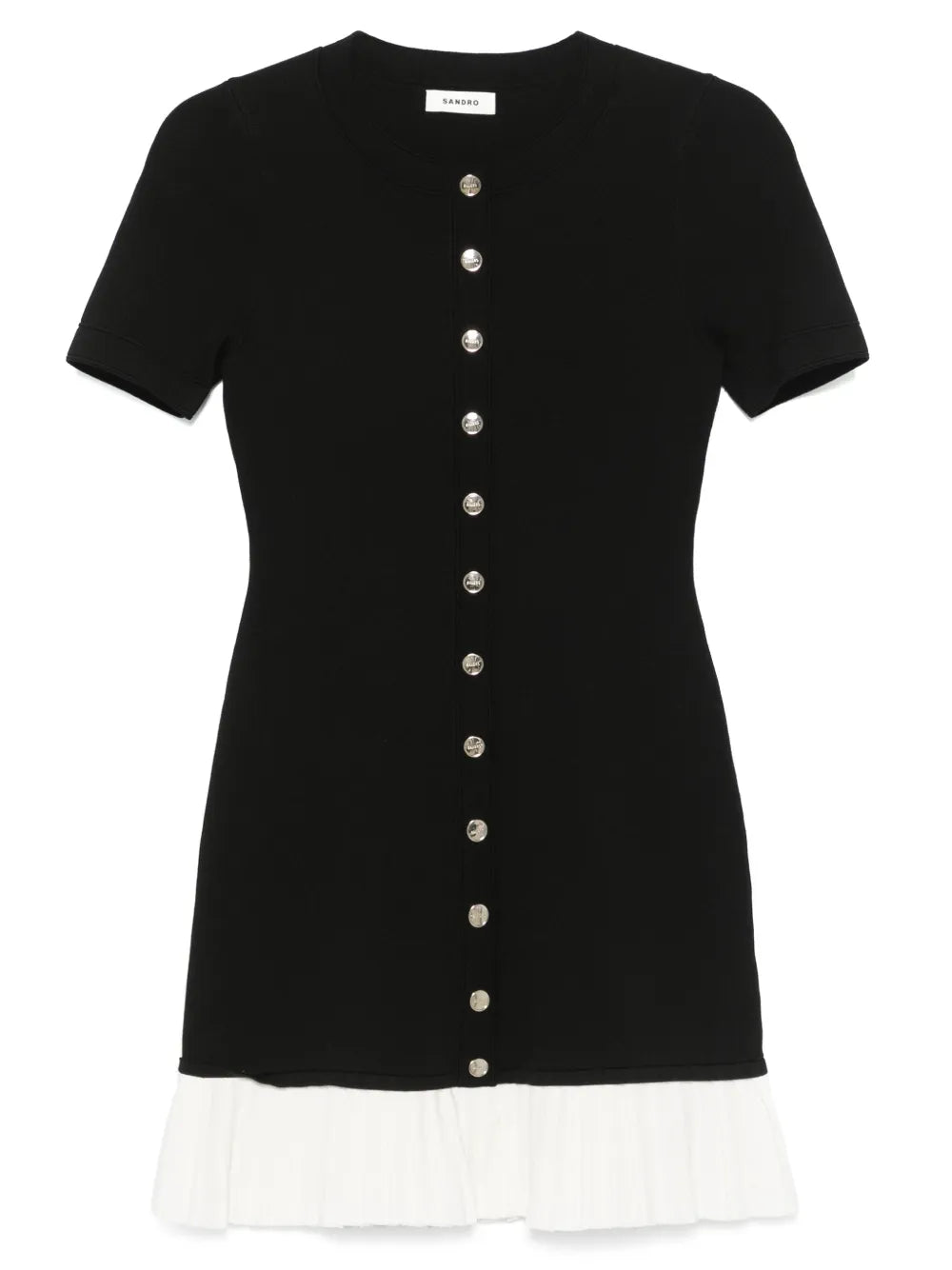 Sandro Pleated Mini Dress