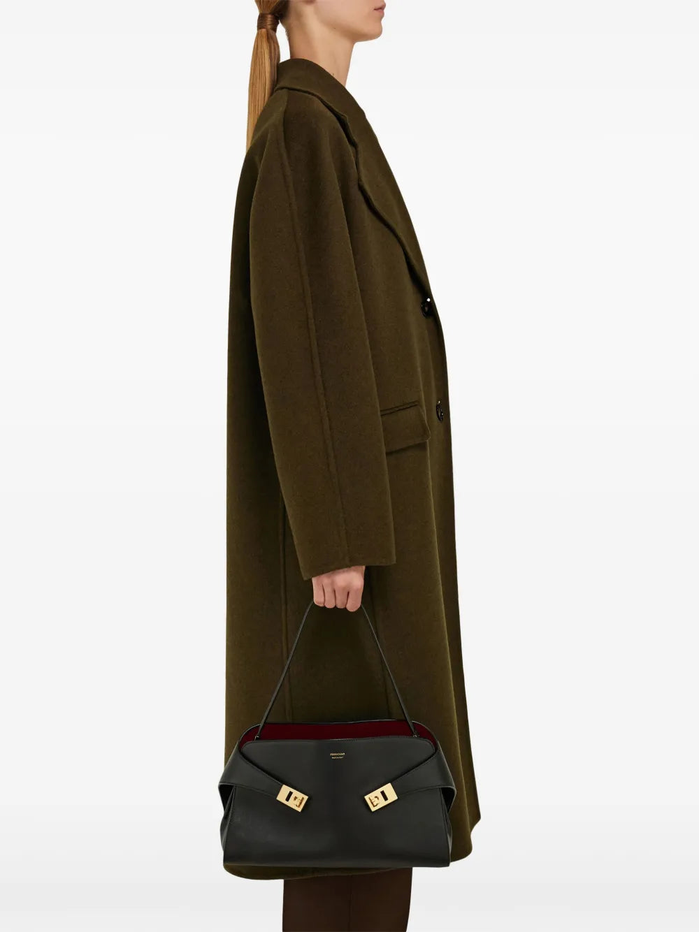 Ferragamo Small Hug Soft Shoulder Bag