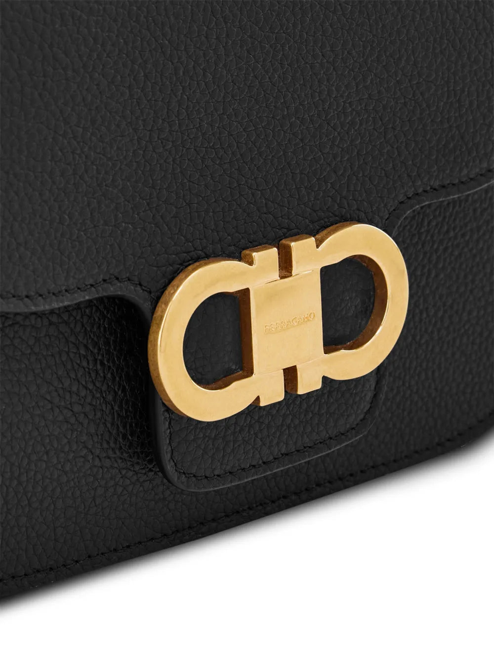 Ferragamo Double Gancini Shoulder Bag