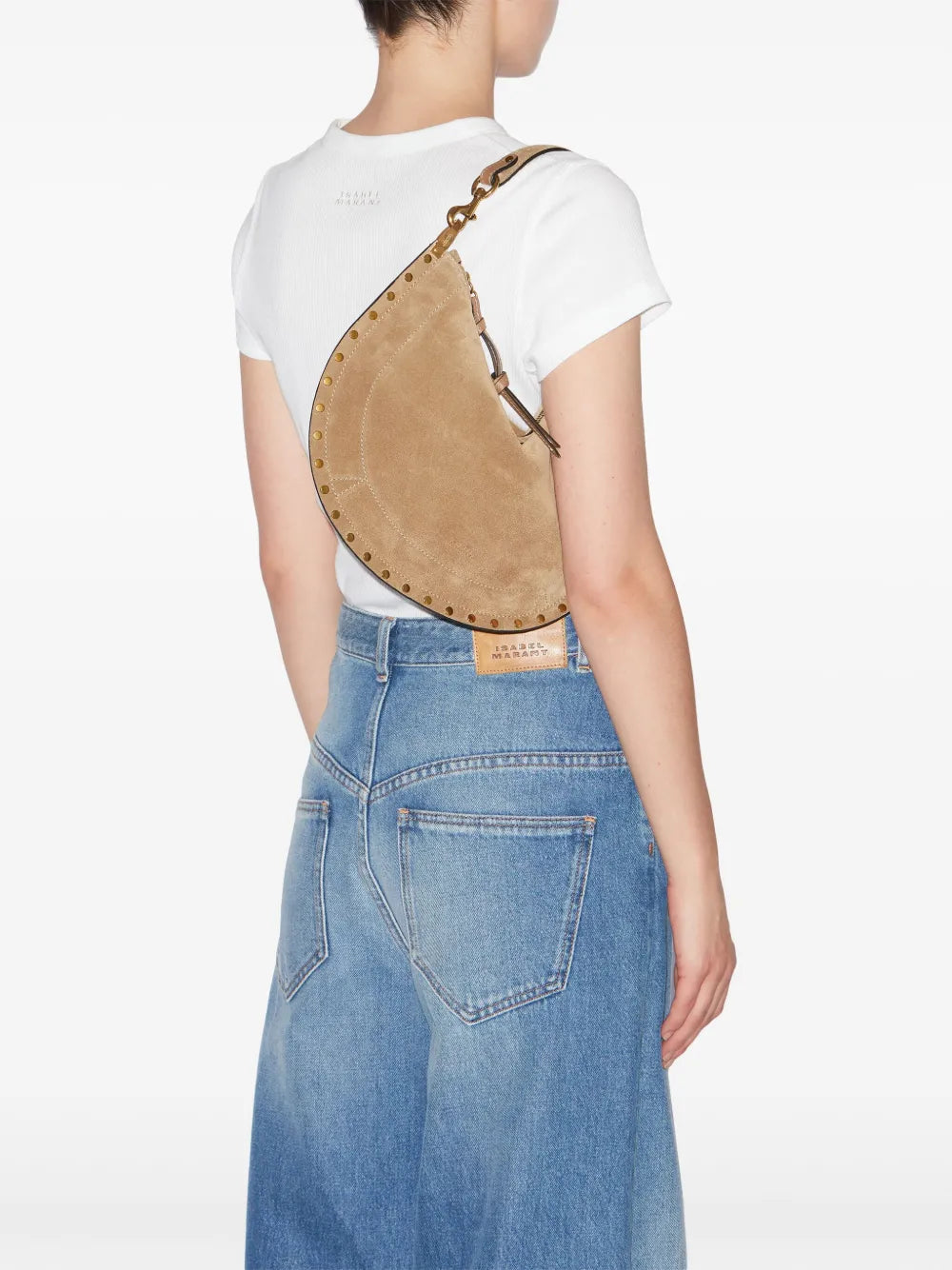 Isabel Marant Oskan Soft Zip Shoulder Bag