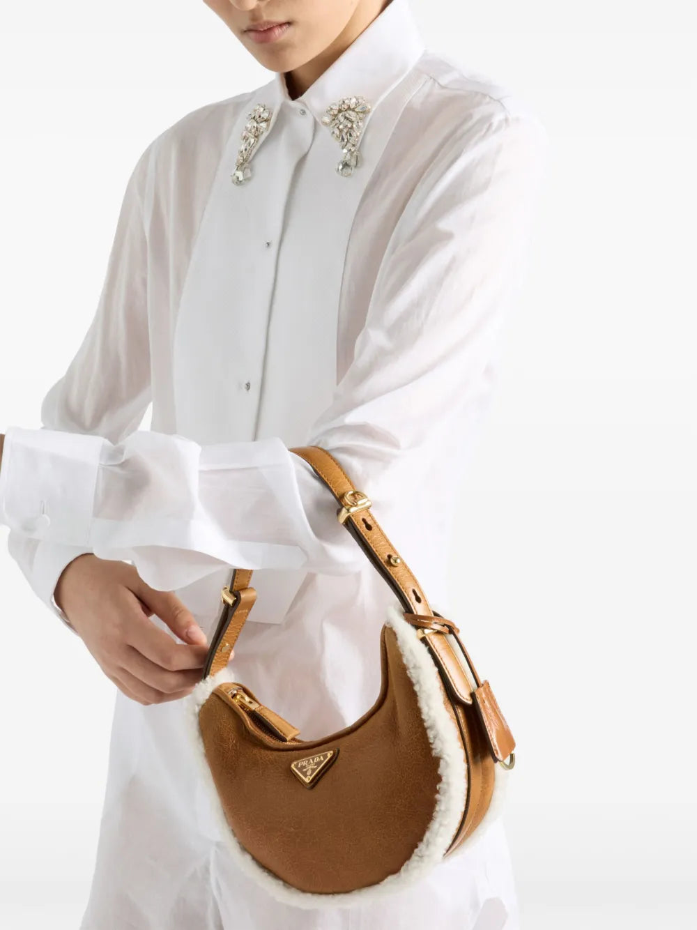 Prada Small Arque Shoulder Bag
