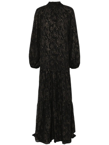 Nissa Glitter Detail Maxi Dress