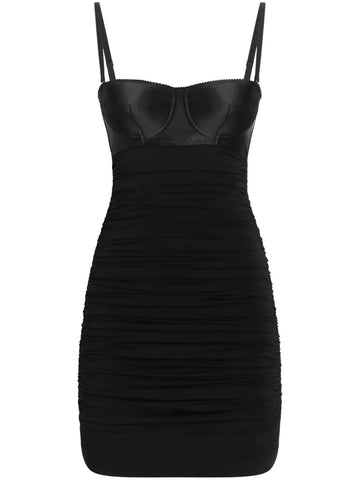Dolce Gabbana Ruched Mini Dress