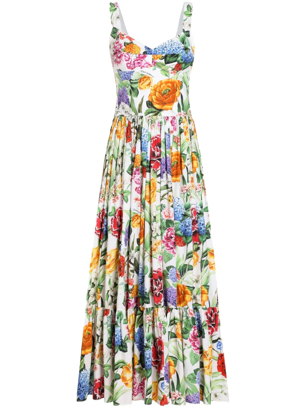 Dolce Gabbana Floral Print Maxi Dress