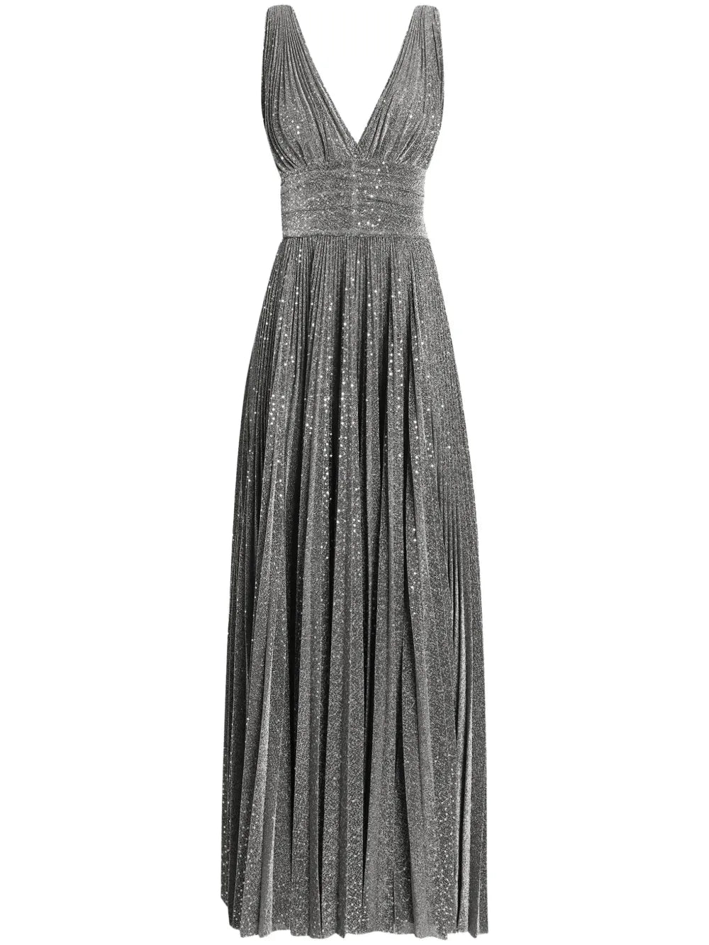 Dolce Gabbana Plisse Effect Gown