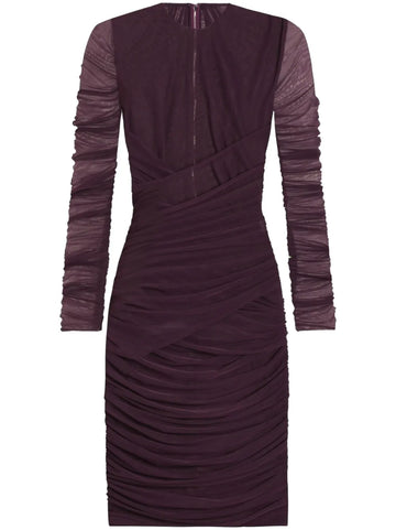 Dolce Gabbana Draped Detail Mini Dress