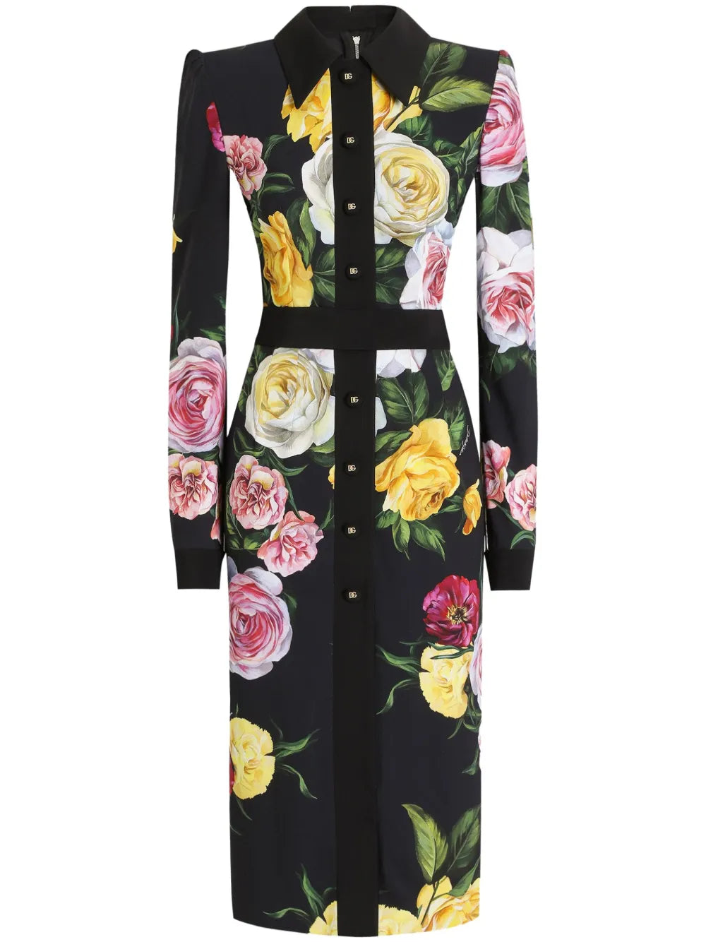 Dolce Gabbana Floral Print Shirtdress