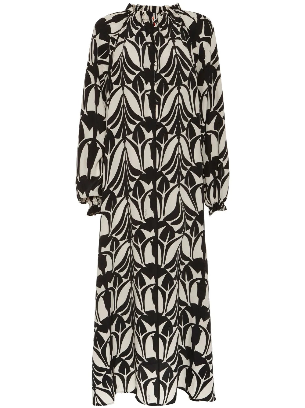 La Doublej Graphic Print Shirt Dress