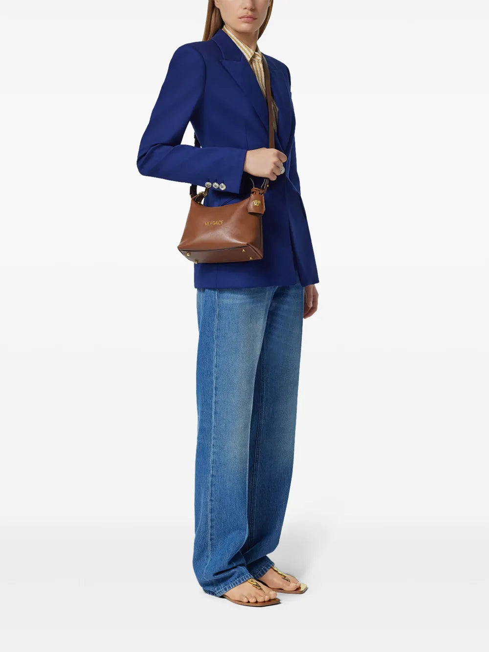 Versace Tag Hobo Bag
