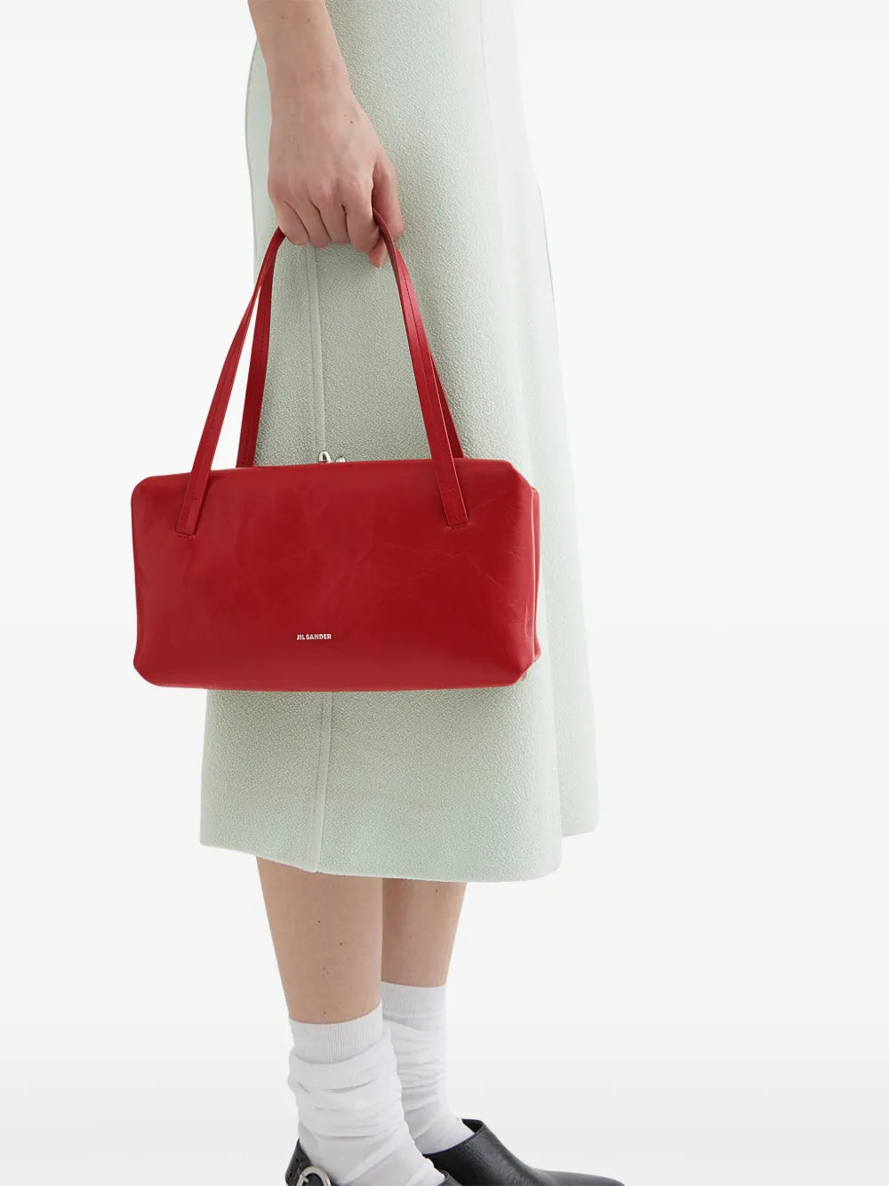 Jil Sander Goji Pillow Leather Shoulder Bag