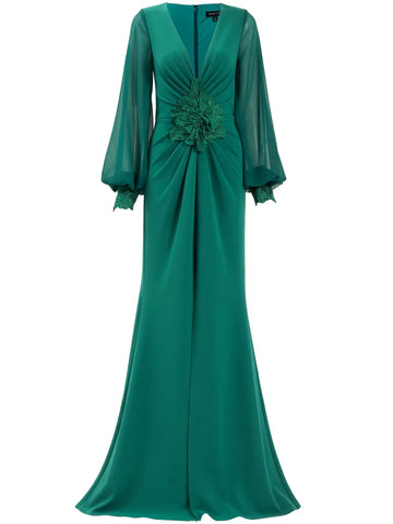 Tadashi Shoji Draped Detail Gown
