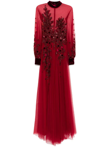 Saiid Kobeisy Bead Embellished Dress