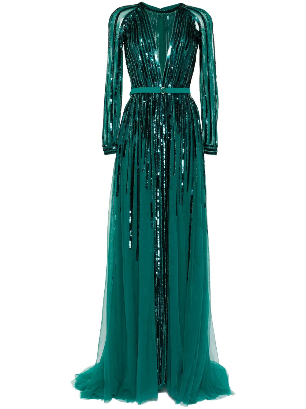 Saiid Kobeisy Sequin Embellished Dress
