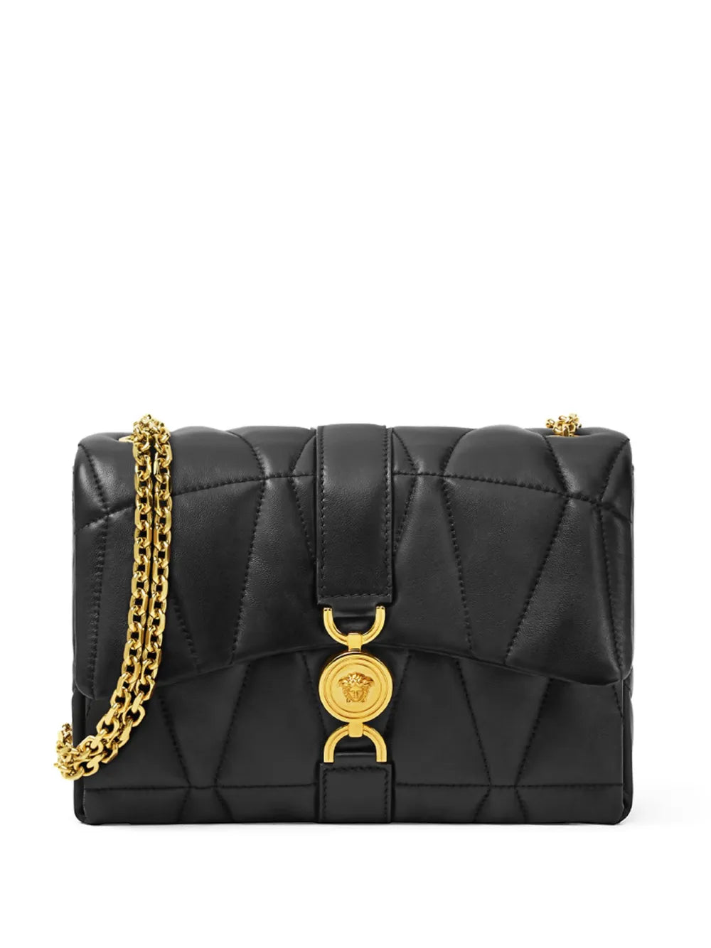 Versace Kleio Quilted Shoulder Bag