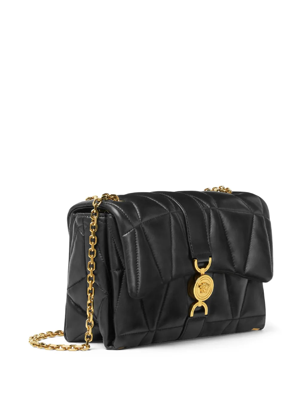 Versace Kleio Quilted Shoulder Bag