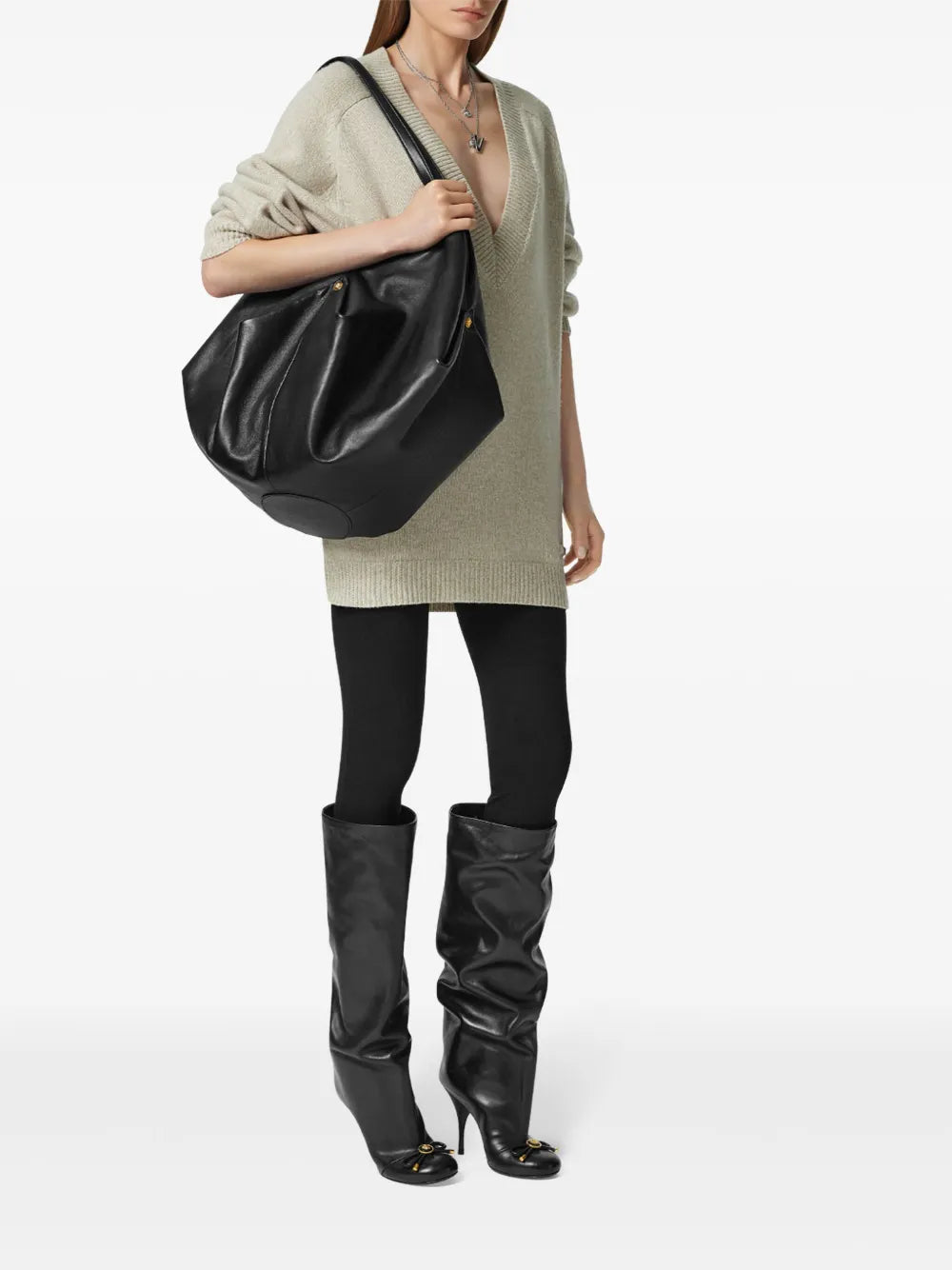 Versace Large Protea Shoulder Bag