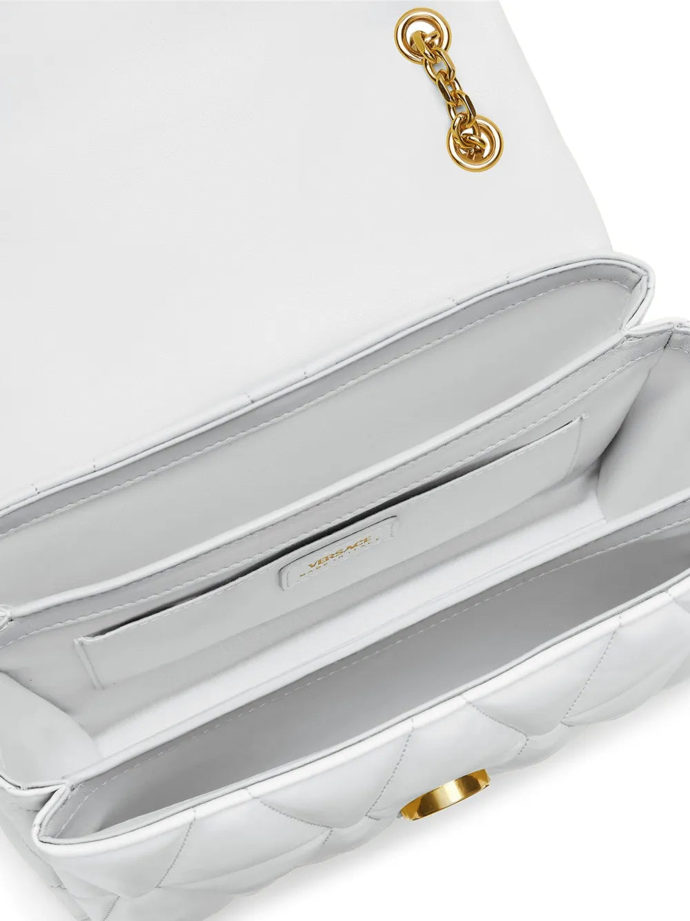 Versace Kleio Quilted Shoulder Bag