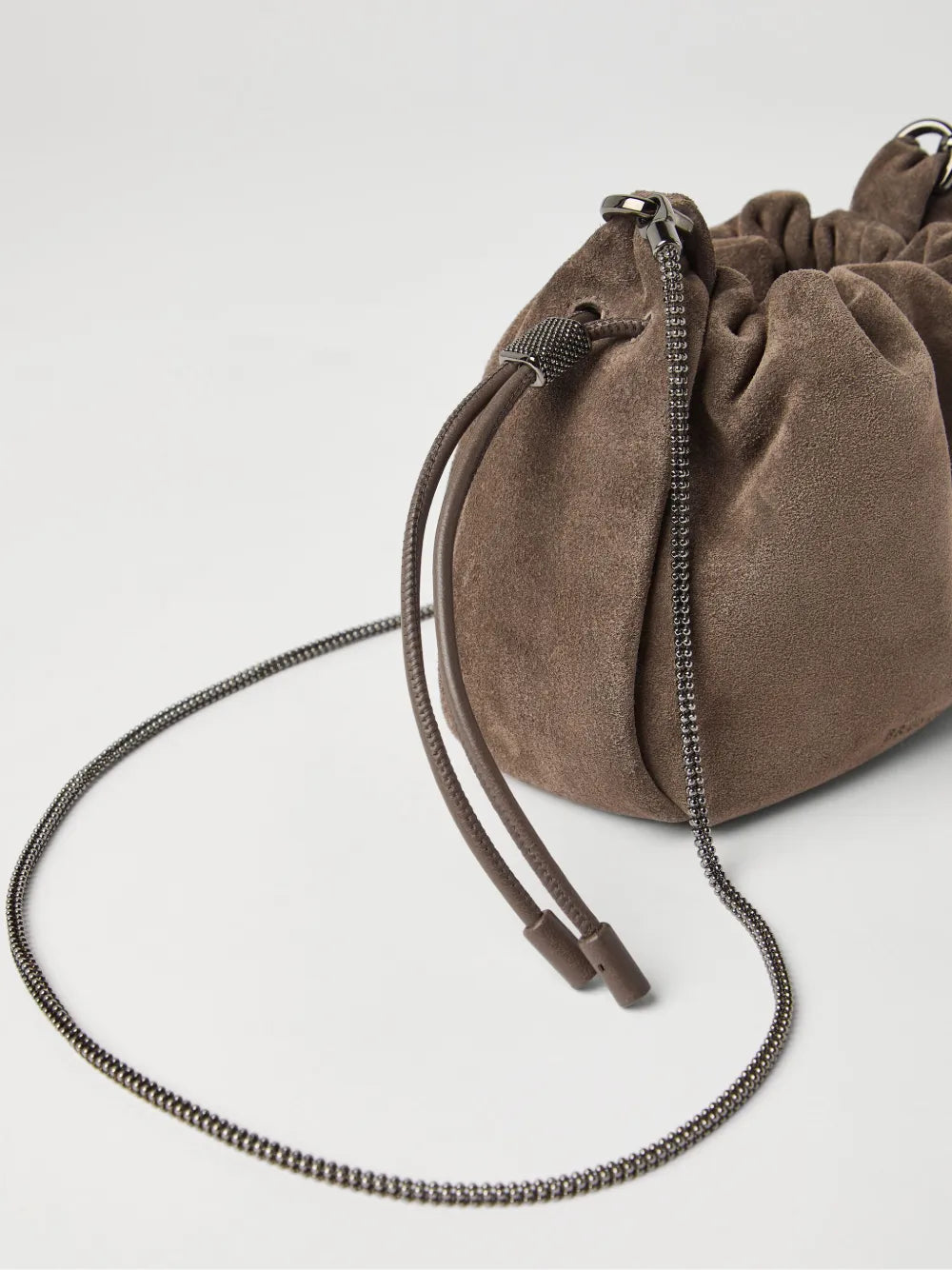 Brunello Cucinelli Suede Shoulder Bag