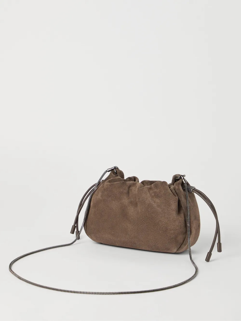 Brunello Cucinelli Suede Shoulder Bag