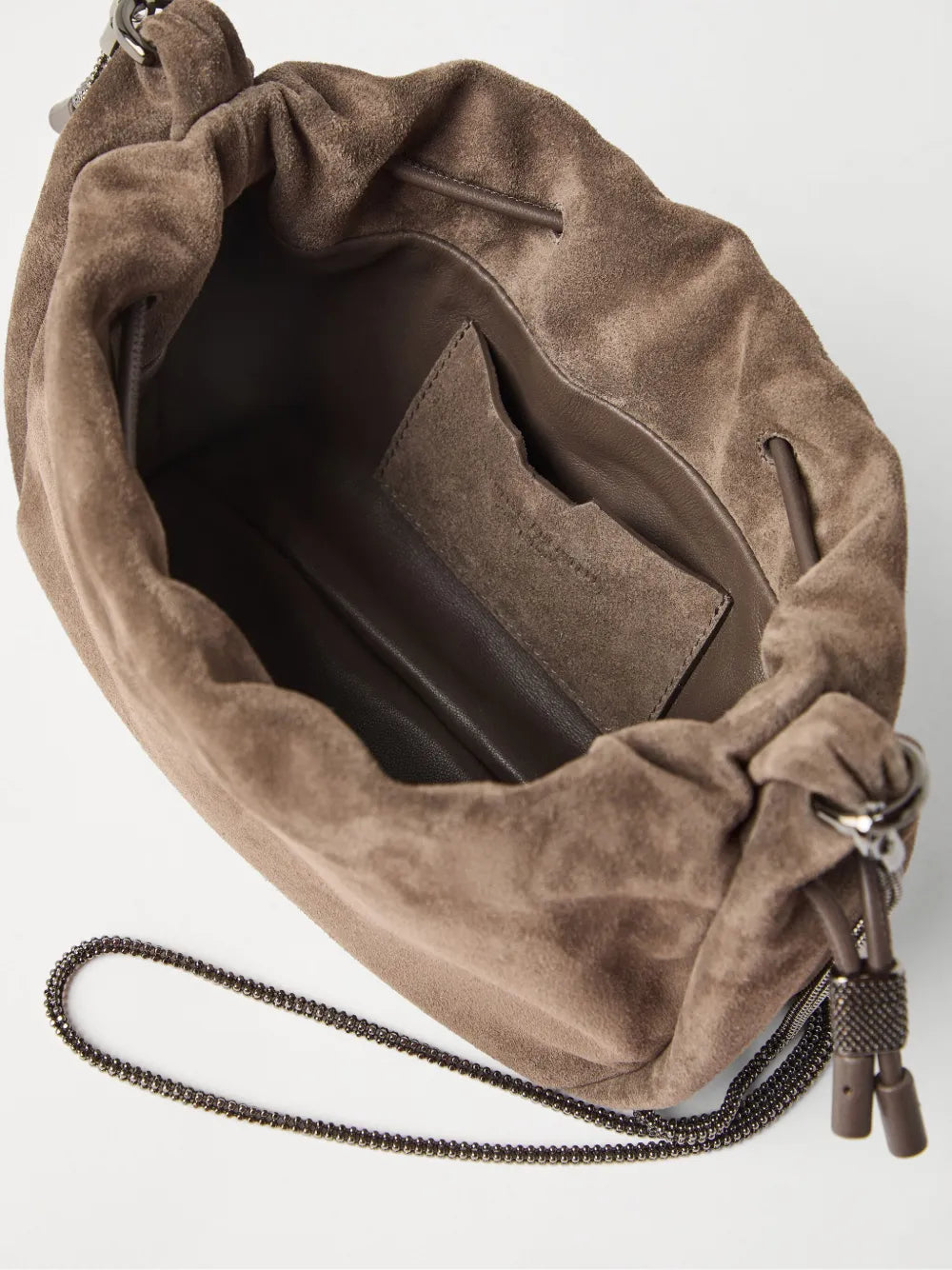Brunello Cucinelli Suede Shoulder Bag