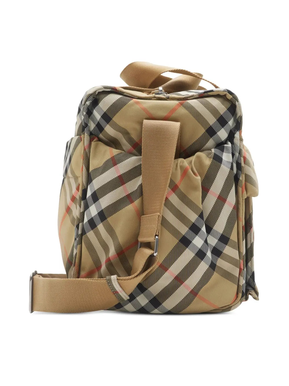 Burberry Kids Checked Diaper Bag